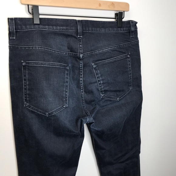 Acne Studios Town Twilight men’s skinny jeans dark wash button fly - Picture 8 of 11